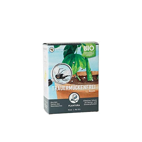Plantura Bio Trauerm&uuml;ckenfrei Neem, wirksames Gie&szlig;mittel gegen Trauerm&uuml;cken aus Neem, 75 ml